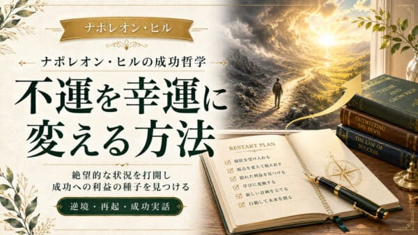 不運を幸運に変える方法！絶望的な状況を打開した成功実話