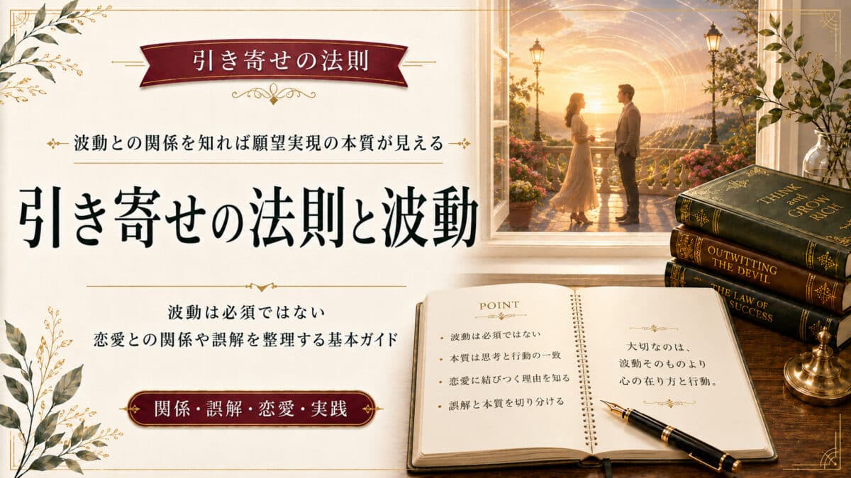 引き寄せの法則と波動