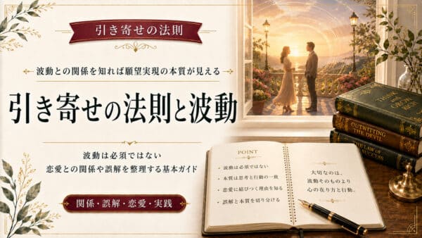 引き寄せの法則は波動を高める？恋愛に活かせるかまで専門家が解説