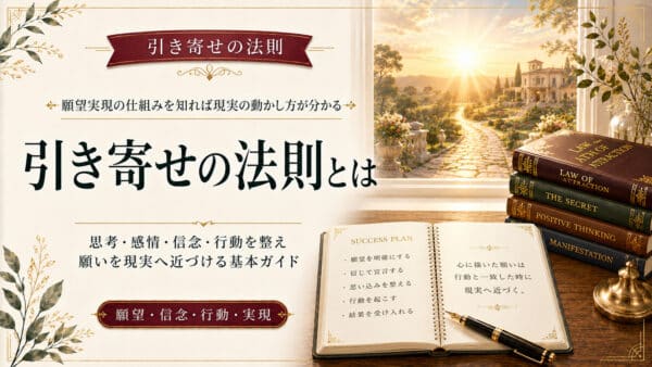 引き寄せの法則とは？初心者向けの意味と凄すぎるやり方・体験談