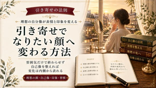 引き寄せの法則でなりたい顔に変わるやり方！どこまで変わる？限界は？