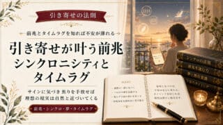 引き寄せの法則が叶う前兆とは？シンクロニシティとタイムラグ