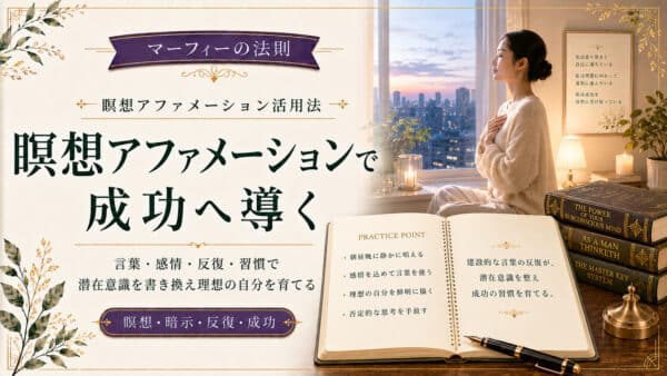 潜在意識を書き換え成功へと導く瞑想アファメーション