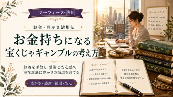 マーフィーの法則でお金持ちになり宝くじやギャンブルを当てる方法