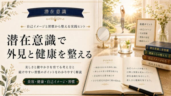 潜在意識で容姿と健康を変える理想の顔と体型になる実践法