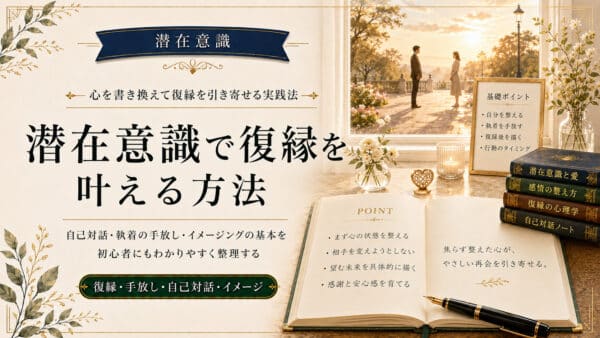 潜在意識で復縁があっさり叶った体験談と現実が動くときの前兆