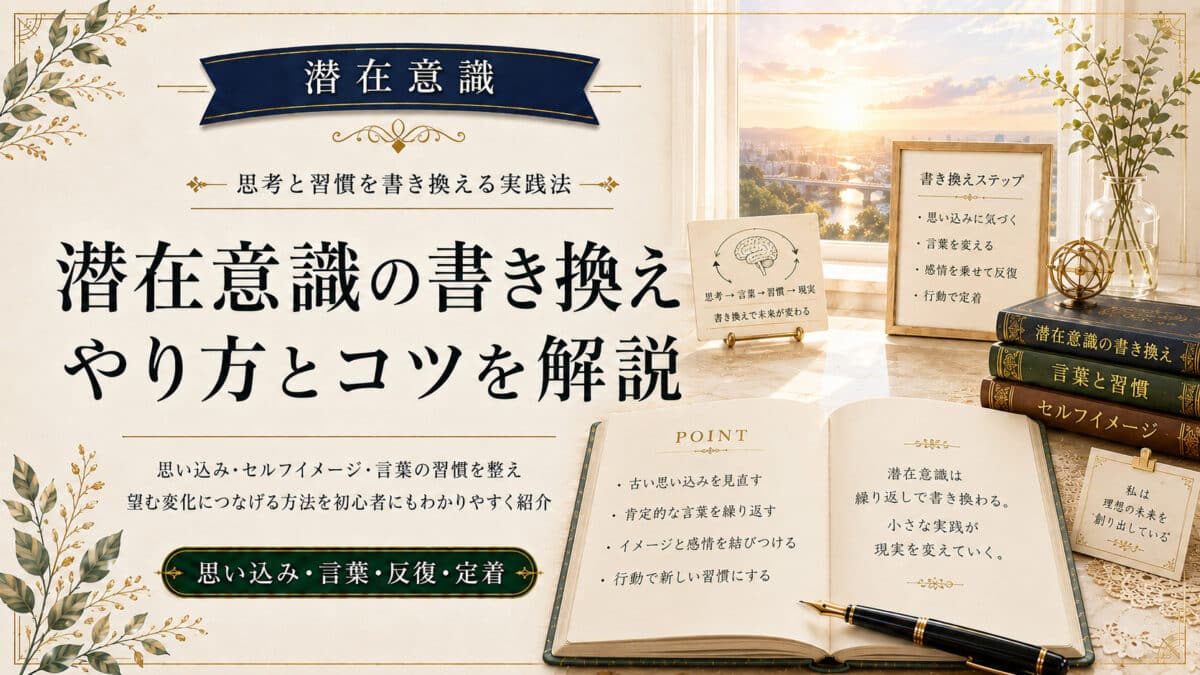 潜在意識の書き換え