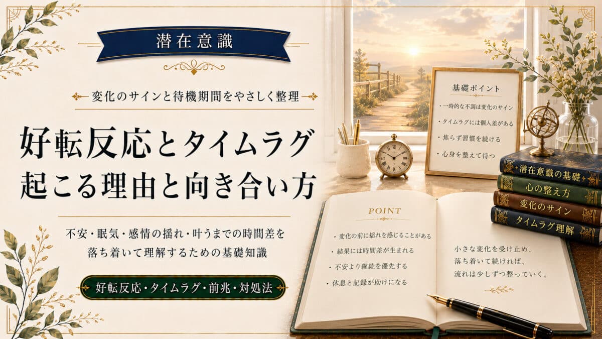 潜在意識と好転反応