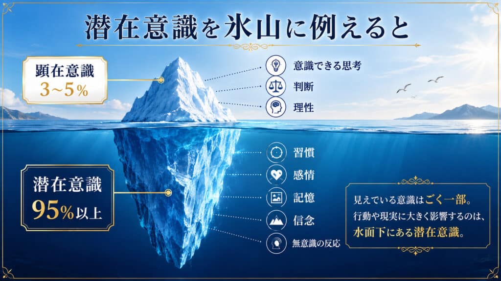 潜在意識と氷山