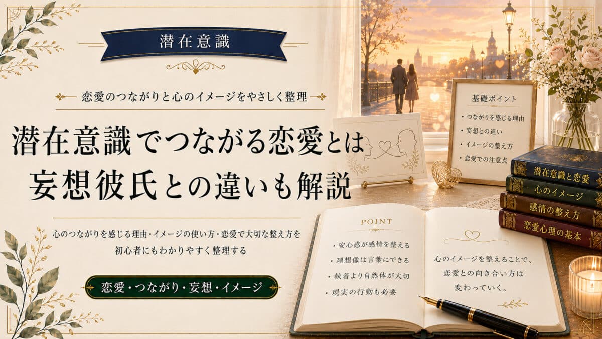 潜在意識で特定の人と恋愛や脳内彼氏